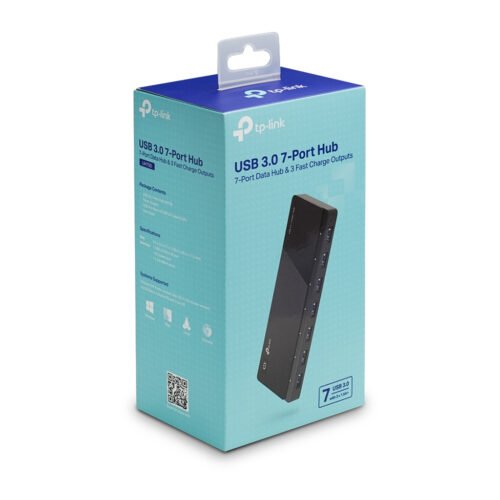 TP-Link UH700 interface hub USB 3.2 Gen 1 (3.1 Gen 1) Micro-B 5000 Mbit/s Black - Image 3