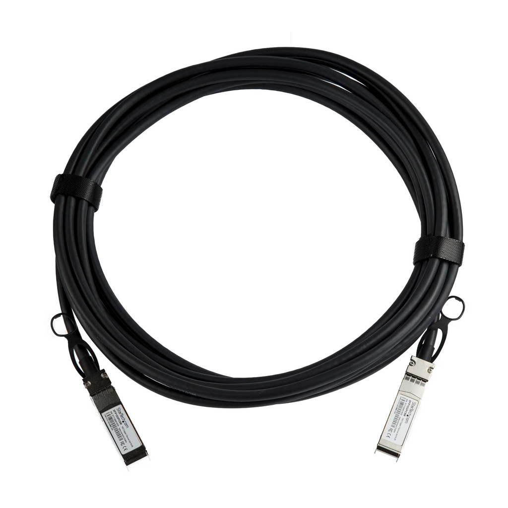 StarTech.com MSA Uncoded Compatible 5m 10G SFP+ to SFP+ Direct Attach Breakout Cable Twinax - 10 GbE SFP+ Copper DAC 10 Gbps Lo - Image 2