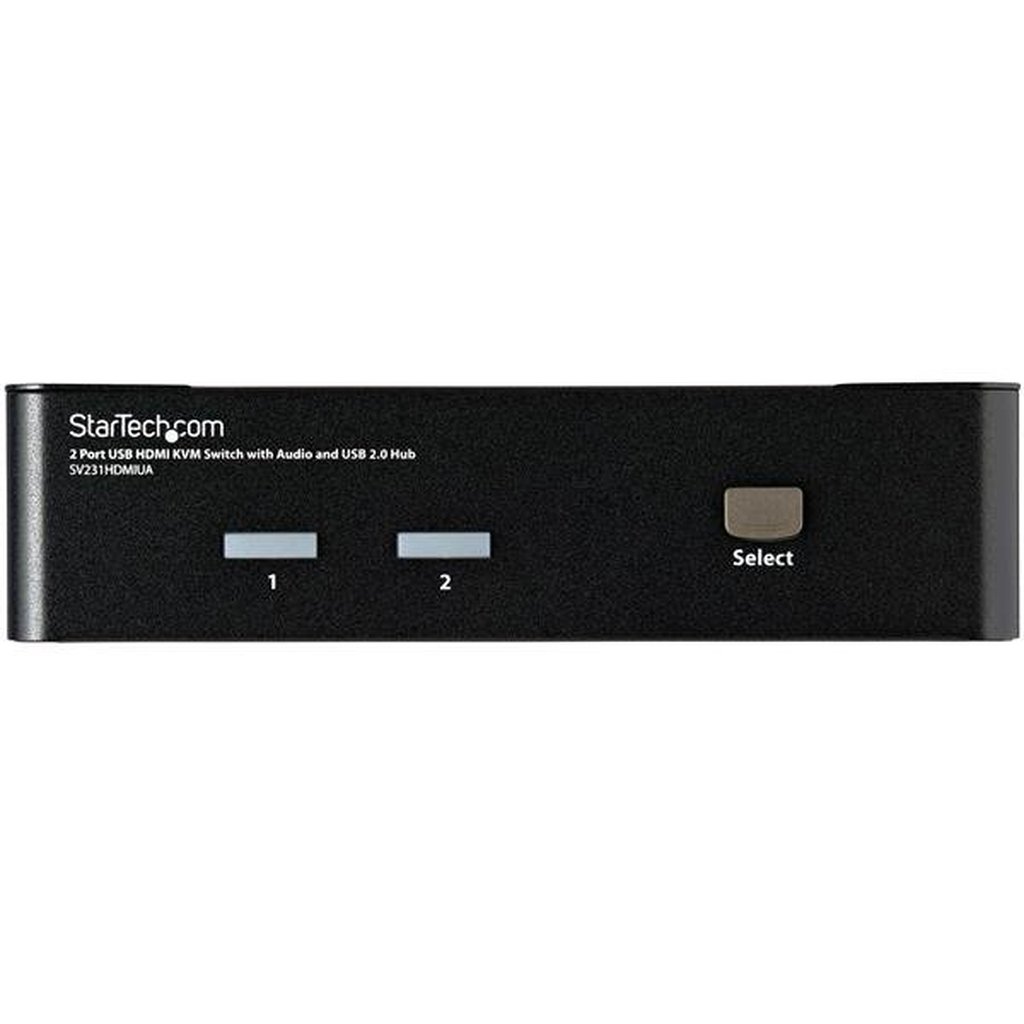 StarTech.com 2 Port USB HDMI KVM Switch with Audio and USB 2.0 Hub - Image 3