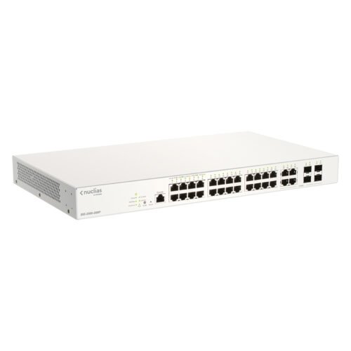 D-Link 28-Port Gigabit PoE+ Nuclias Smart Managed Switch including 4x 1G Combo Ports, 370W - Image 2