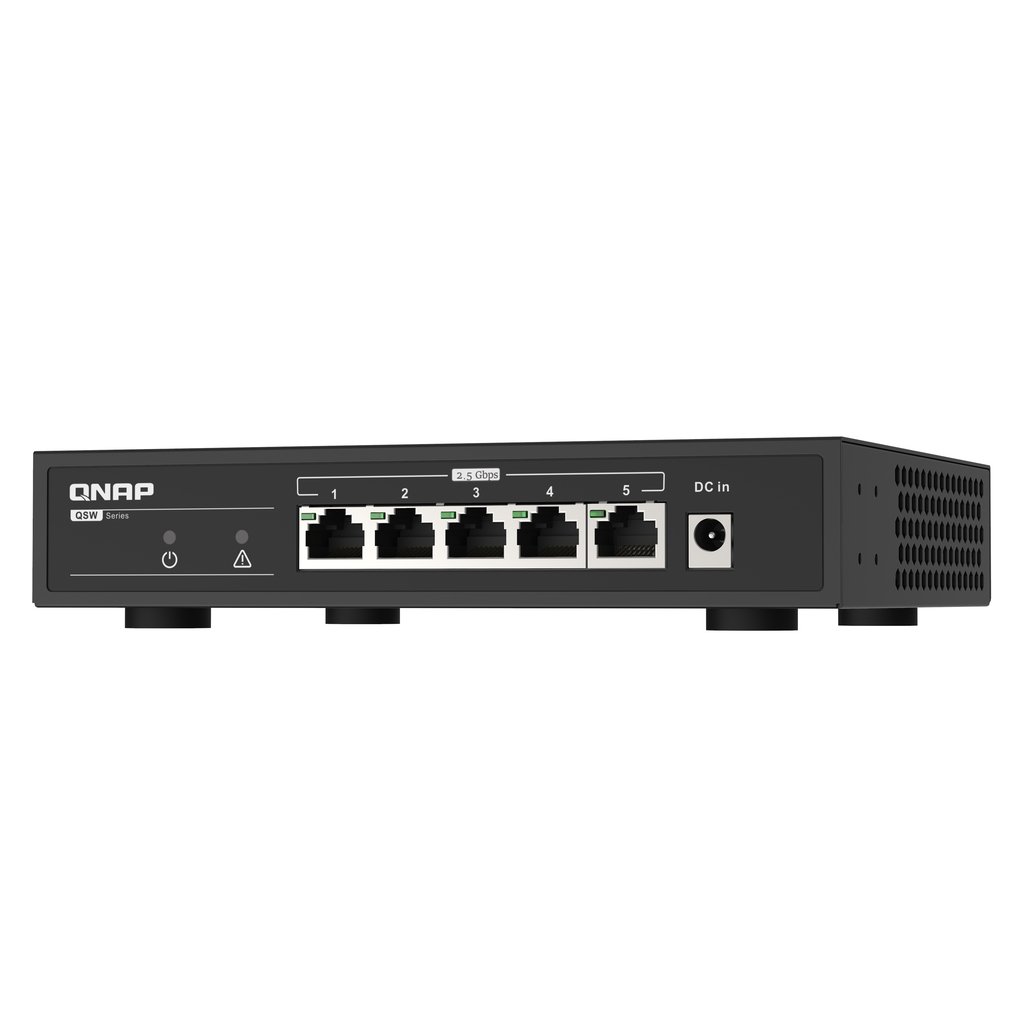 QNAP QSW-1105-5T network switch Unmanaged Gigabit Ethernet (10/100/1000) Black - Image 5