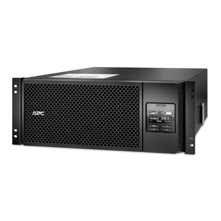 APC Smart-UPS On-Line, 6kVA/6kW, Rackmount 4U, 230V, 6x C13+4x C19 IEC outlets, Network Card+SmartSlot, Extended runtime, W/ ra