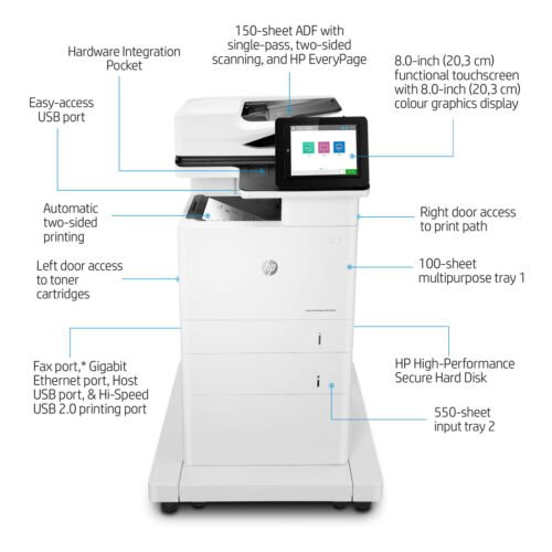 HP LaserJet Enterprise MFP M635fht - Image 23