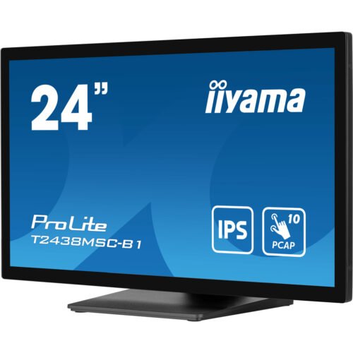 iiyama ProLite 23.8” 10pt Optical Bonded PCAP touchscreen monitor with IPS panel technology, edge-to-edge glass design, anti- - Image 5