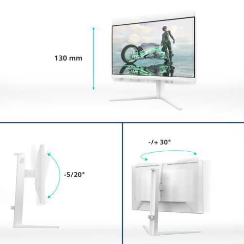 Philips Evnia 24M2N3201A/00 computer monitor 60.5 cm (23.8") 1920 x 1080 pixels Full HD LCD White - Image 12