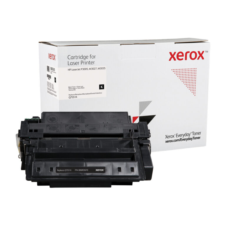 Everyday ™ Black Toner by Xerox compatible with HP 51X (Q7551X), High capacity