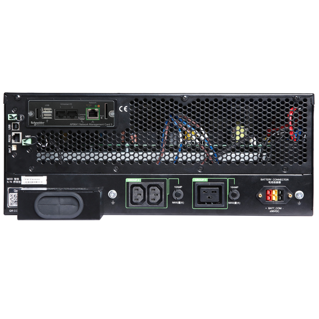 APC Smart-UPS On-Line, 5kVA/5kW, Rack/Tower, 230V, 2x IEC C13+1x IEC C19+Hard wire 3-wire (H+N+E) outlets, Network Card, W/O ra - Image 2
