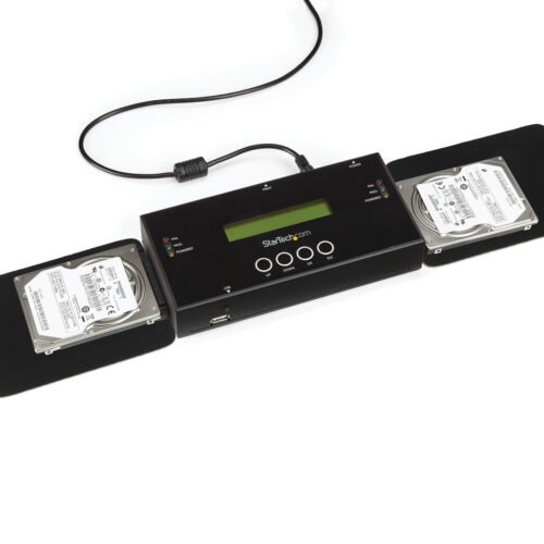 StarTech.com 1:1 Standalone Hard Drive Duplicator and Eraser, SAS and SATA HDD/SSD Cloner/Copier, Hard Drive Duplicator and San - Image 10