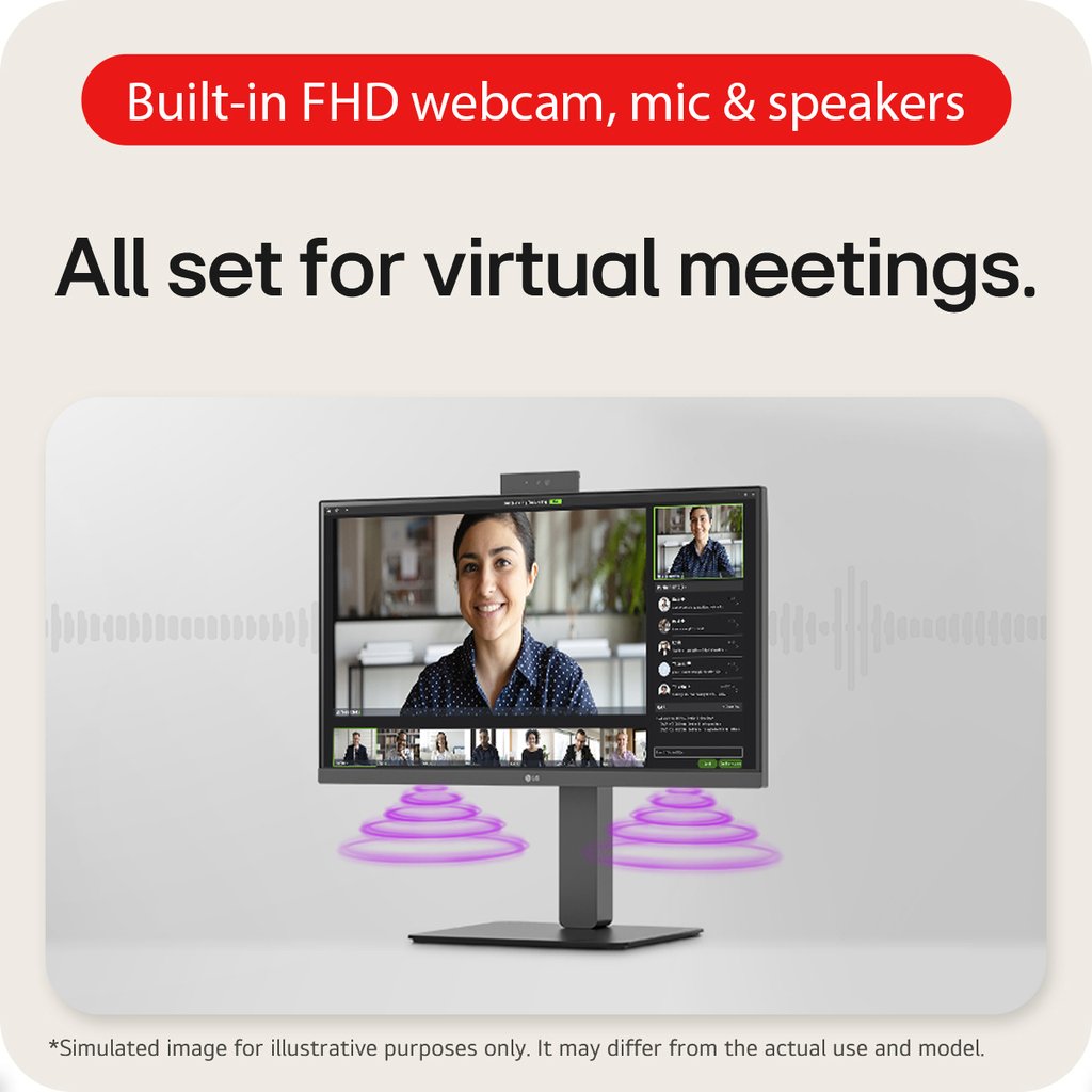 LG 24BA850-B.AEK computer monitor 60.5 cm (23.8") 1920 x 1080 pixels Full HD Black - Image 11