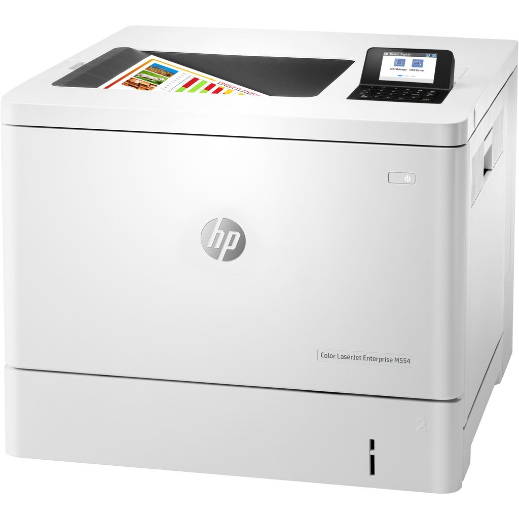 HP Color LaserJet Enterprise M554dn Printer - Image 2