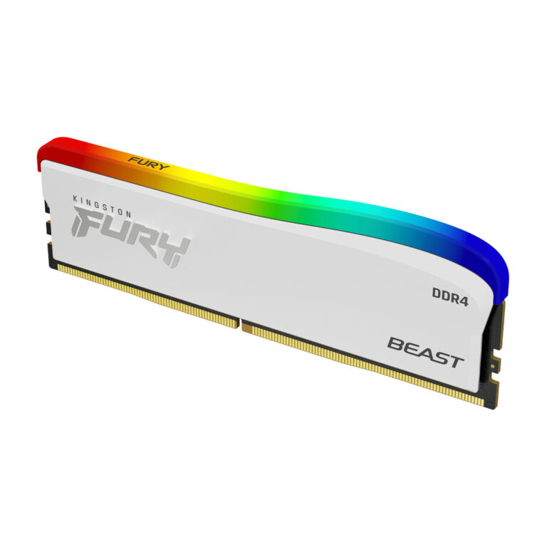 Kingston Technology FURY Beast 16GB 3200MT/s DDR4 CL16 DIMM White RGB SE