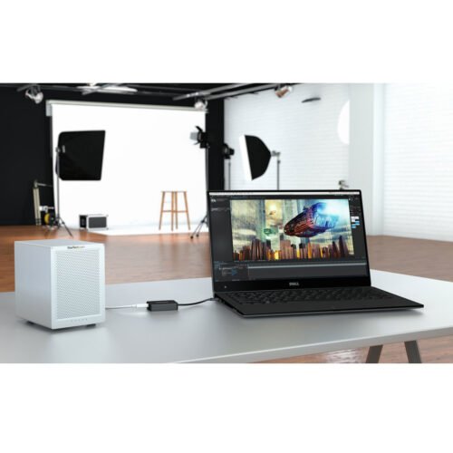 StarTech.com Thunderbolt 3 to Thunderbolt 2 Adapter - TB3 Laptop to TB2 Displays & Devices - Thunderbolt 2 20Gbps or Thunderbol - Image 5