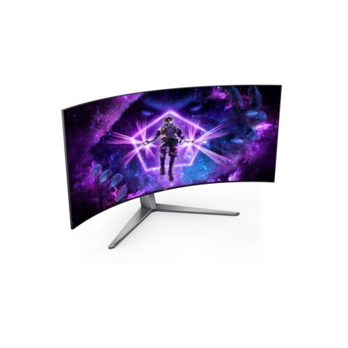 AOC AGON PRO AG456UCZD LED display 114.3 cm (45") 3440 x 1440 pixels Wide Quad HD OLED Black - Image 5