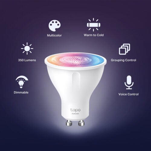 TP-Link Tapo Smart Wi-Fi Spotlight, Multicolor - Image 4