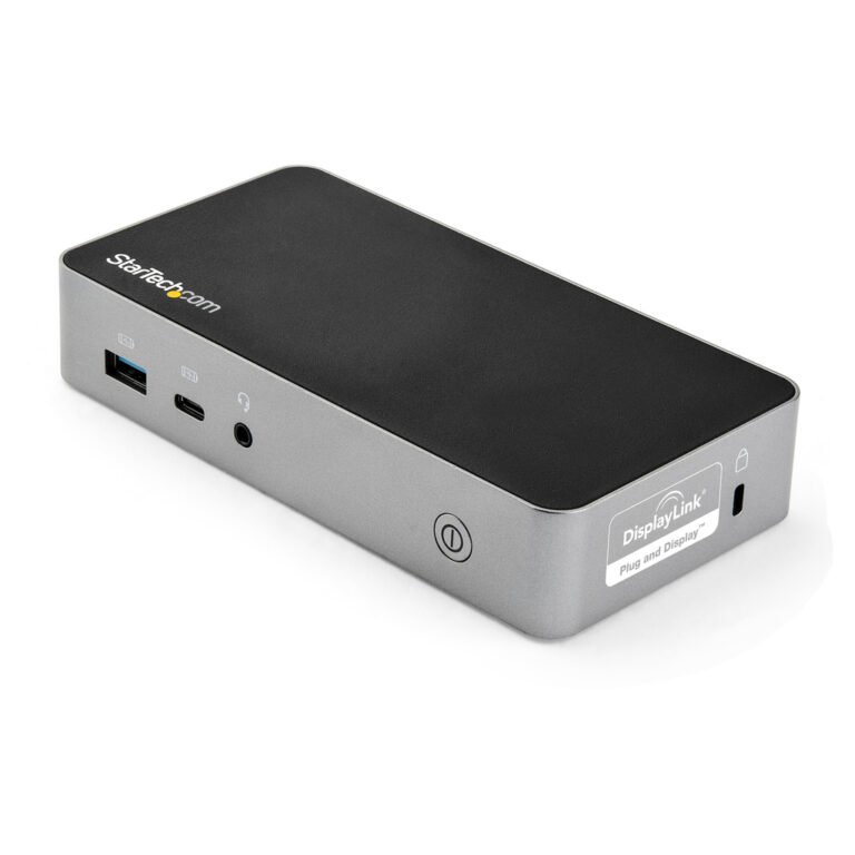 StarTech.com USB-C Dock - Dual Monitor 1080p HDMI Laptop Docking Station - 65W Power Delivery - 1x USB-C, 3x USB-A, Ethernet -