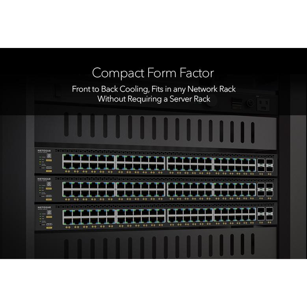 NETGEAR XSM4340V Managed L3 10G Ethernet (100/1000/10000) Power over Ethernet (PoE) 1U Black - Image 12
