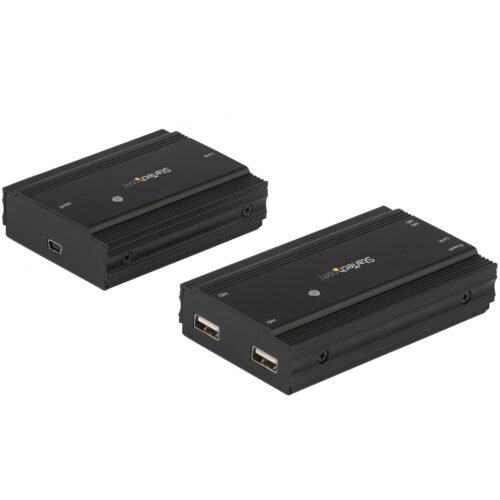 StarTech.com 4-Port USB 2.0 Extender Hub over Single CAT5e/CAT6 Ethernet Cable (RJ45) - 330ft (100m) - USB Extender Hub Adapter - Image 3