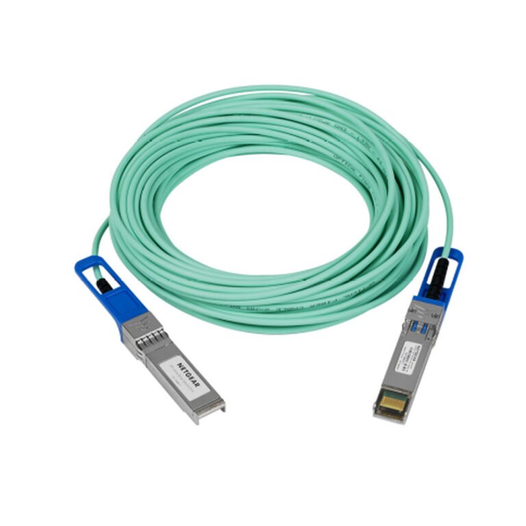 NETGEAR AXC7615 InfiniBand/fibre optic cable 15 m SFP+ Turquoise