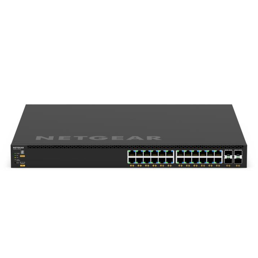 NETGEAR GSM4328 Managed L3 Gigabit Ethernet (10/100/1000) Power over Ethernet (PoE) 1U Black
