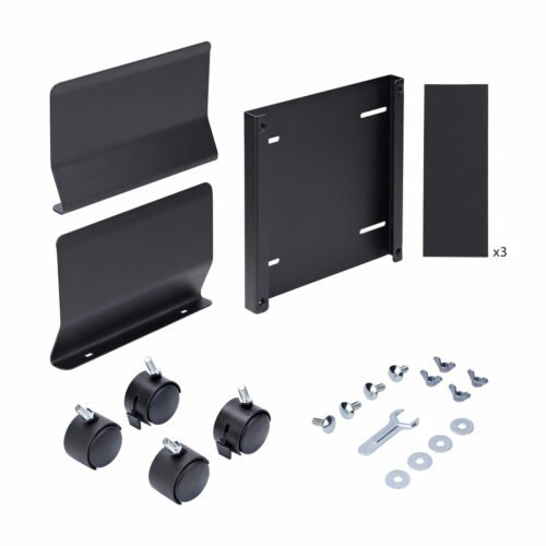 StarTech.com Computer Tower Cart, Rolling Mobile CPU Caddy on Wheels (Casters), Max Load 46.3lb/21kg, Adjustable PC Case Mount, - Image 10