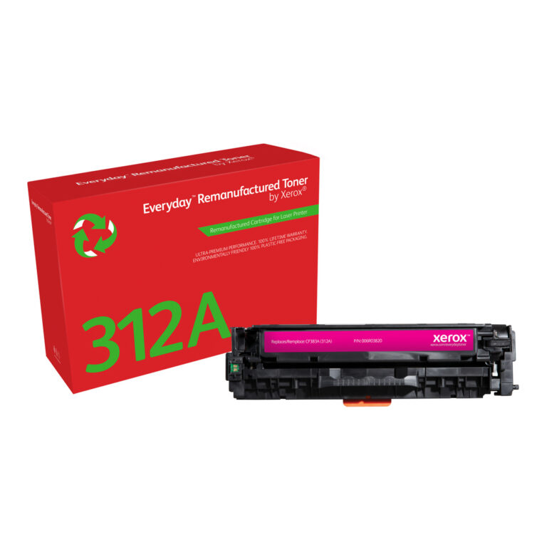 Everyday™ Magenta Remanufactured Toner by Xerox compatible with HP 312A (CF383A), Standard capacity