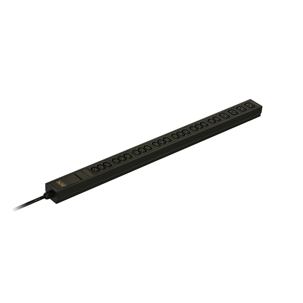 APC Easy Rack PDU, Basic, 0U, 1 Phase, 3.7kW, 230V, 16A, 20 x C13 and 4 x C19 outlets, IEC60309 2P+E inlet - Image 2