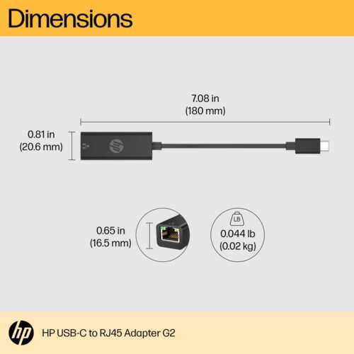 HP USB-C to RJ45 Adapter G2 - Image 5
