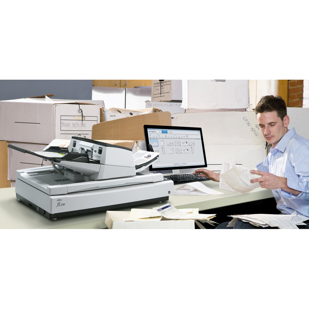 Ricoh fi-7700 Flatbed & ADF scanner 600 x 600 DPI A3 Black, White - Image 4