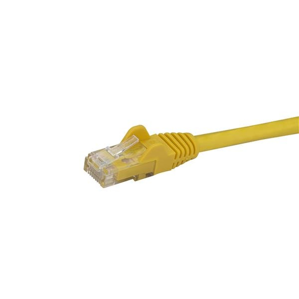 StarTech.com 5m CAT6 Ethernet Cable - Yellow CAT 6 Gigabit Ethernet Wire -650MHz 100W PoE RJ45 UTP Network/Patch Cord Snagless - Image 2