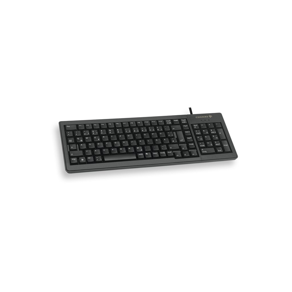 CHERRY XS G84-5200 COMPACT KEYBOARD, Corded, USB/PS2, Black, (QWERTY - UK) - Image 2