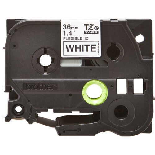 Brother TZE-FX261 label-making tape Black on white - Image 3
