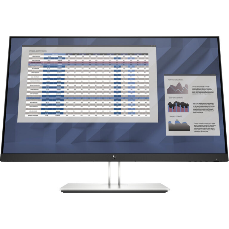 HP E-Series E27 G4 computer monitor 68.6 cm (27") 1920 x 1080 pixels Full HD LED Black