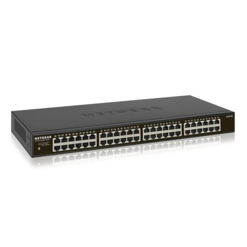 NETGEAR GS348 Unmanaged Gigabit Ethernet (10/100/1000) 1U Black - Image 3