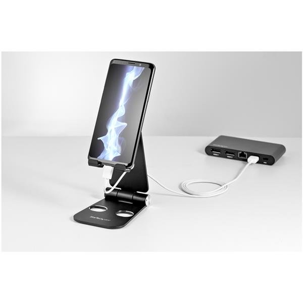 StarTech.com Phone and Tablet Stand - Foldable Universal Mobile Device Holder for Smartphones & Tablets - Adjustable Multi-Angl - Image 8