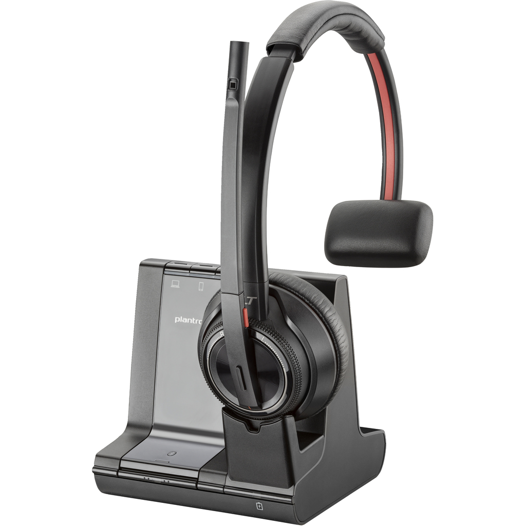 POLY Savi 8210 Office DECT 1880-1900 MHz Single Ear Headset - Image 2