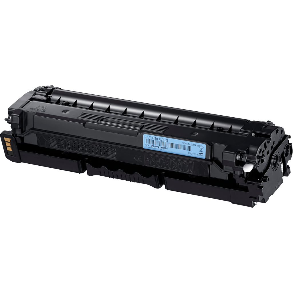 Samsung CLT-C503L High-Yield Cyan Original Toner Cartridge - Image 2