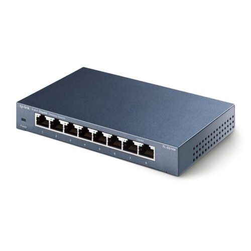TP-Link TL-SG108 network switch Unmanaged L2 Gigabit Ethernet (10/100/1000) Black - Image 2