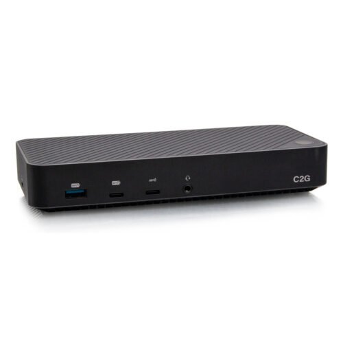 C2G USB-C® 11-in-1 Hybrid DisplayLink and DP Alt Mode Triple 4K Docking Station with HDMI®, DisplayPort™, Ether