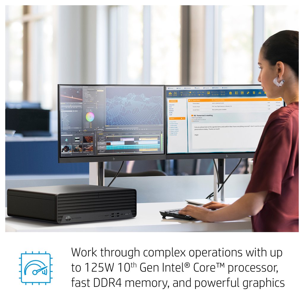 HP EliteDesk 800 G6 Intel® Core™ i7 i7-10700 16 GB DDR4-SDRAM 512 GB SSD Windows 10 Pro SFF PC Black - Image 21