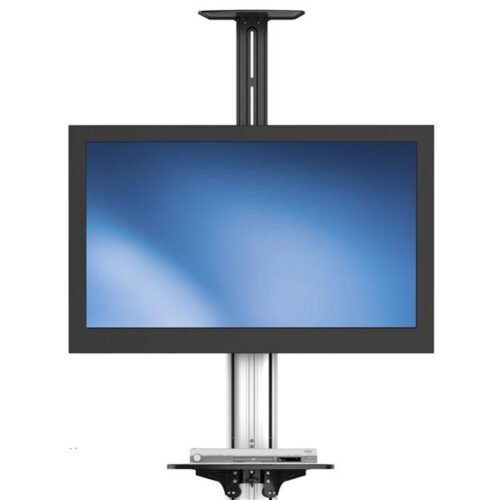 StarTech.com TV Cart - Height Adjustable - Lockable Wheels - Image 6