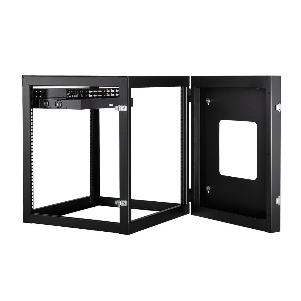 StarTech.com 12U Hinged Open Frame Wall-Mount Server Rack - 22 in. Deep - Image 6