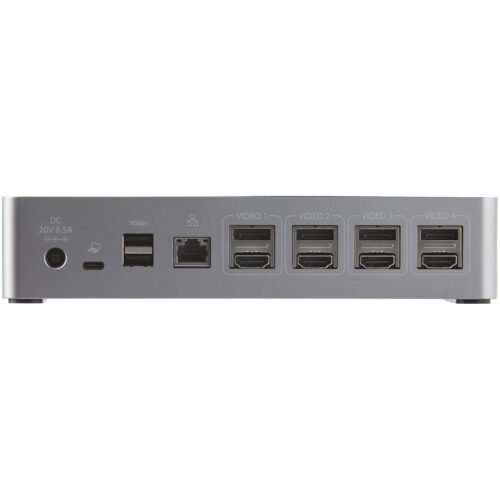 StarTech.com USB C Dock - 4K 60Hz Quad Monitor DisplayPort & HDMI - Universal USB-C Docking Station with 100W Power Delivery - - Image 13