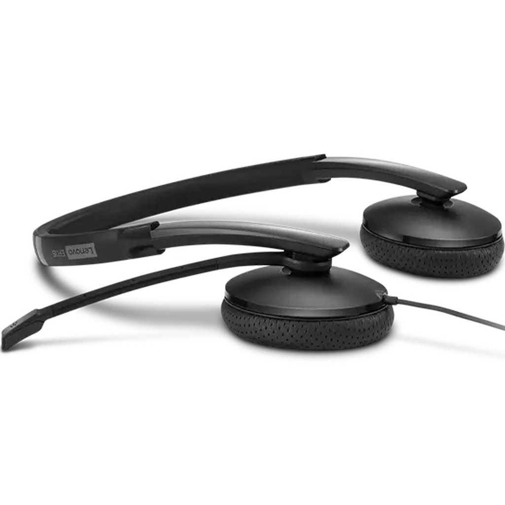 Lenovo 4XD1M39028 headphones/headset Wired Head-band USB Type-C Black - Image 6