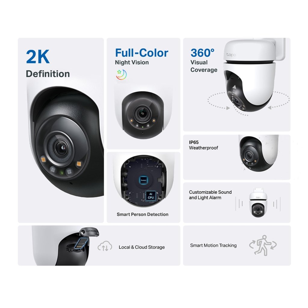 TP-Link Tapo Outdoor Pan/Tilt Security WiFi Camera - Image 10