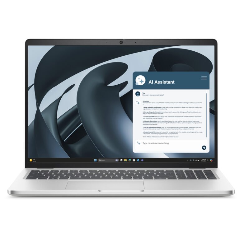 DELL Pro 16 Plus PB16255 AMD Ryzen AI 5 340 Laptop 40.6 cm (16") Full HD+ 16 GB LPDDR5x-SDRAM 512 GB SSD Wi-Fi 7 (802.11be) Win