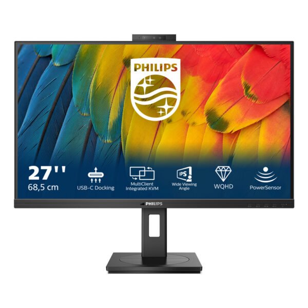 Philips 5000 series 27B1U5601H/00 LED display 68.6 cm (27") 2560 x 1440 pixels Quad HD LCD Black - Image 3