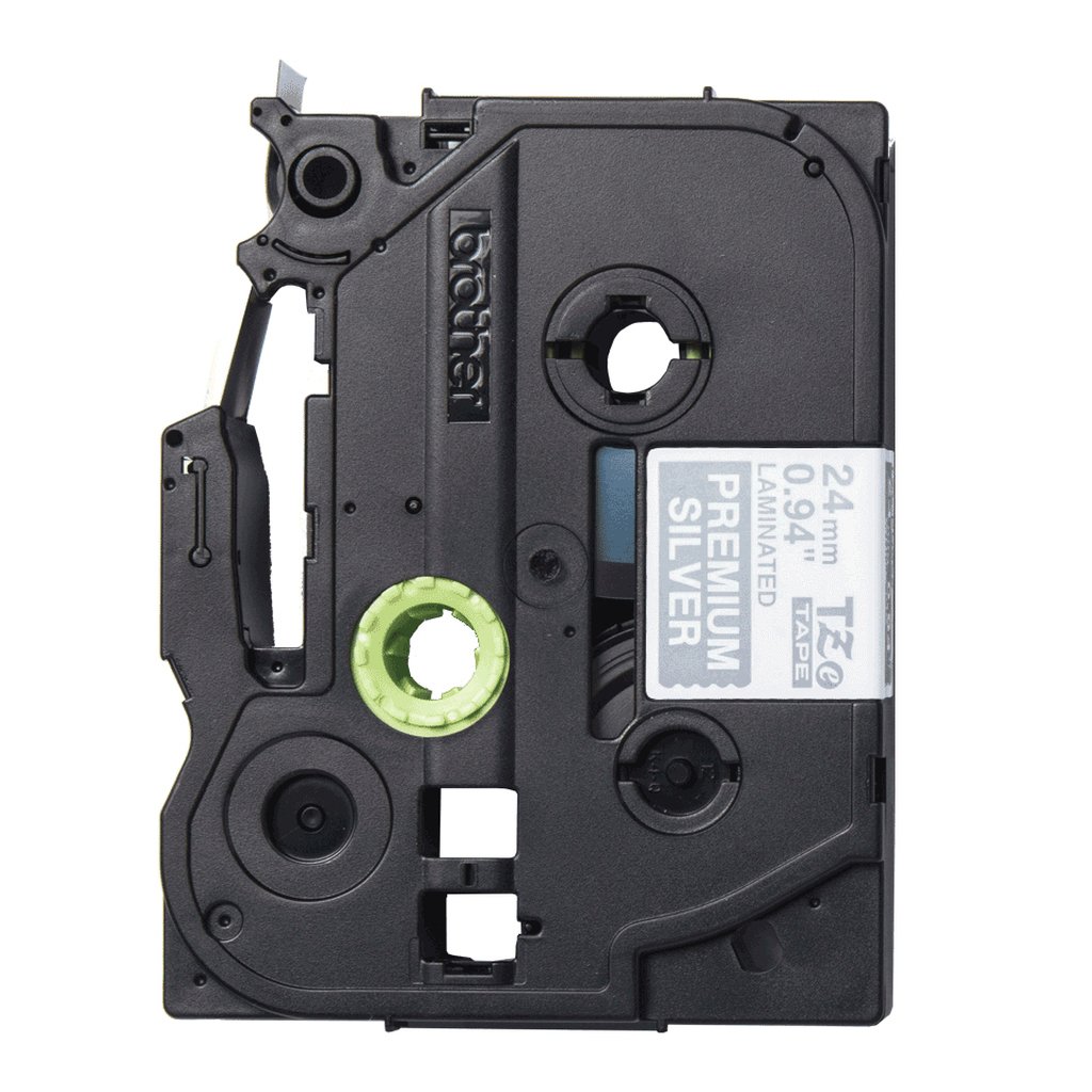 Brother TZE-PR955 label-making tape White on silver - Image 2