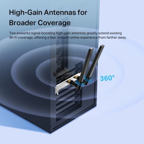 TP-Link Archer AX3000 Wi-Fi 6 Bluetooth 5.2 PCIe Adapter - Image 8