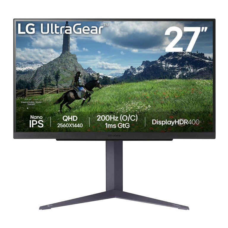 LG 27GS85Q-B computer monitor 68.6 cm (27") 2560 x 1440 pixels Quad HD Black, Grey, Purple