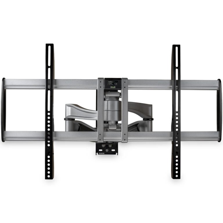 StarTech.com Full Motion TV Wall Mount - Heavy Duty Articulating TV Wall Mount Bracket for 32" to 75" (165lb/75kg) VESA Display